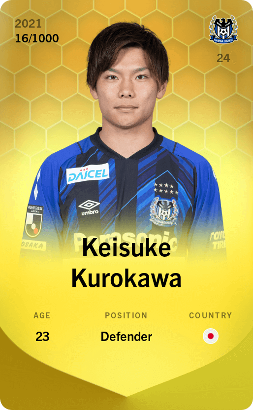 Keisuke Kurokawa 2021-22 • Limited 16/1000