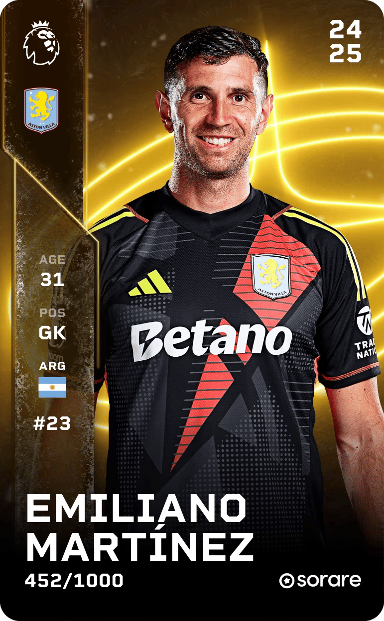 Emiliano Martínez 2024-25 • Limited 452/1000