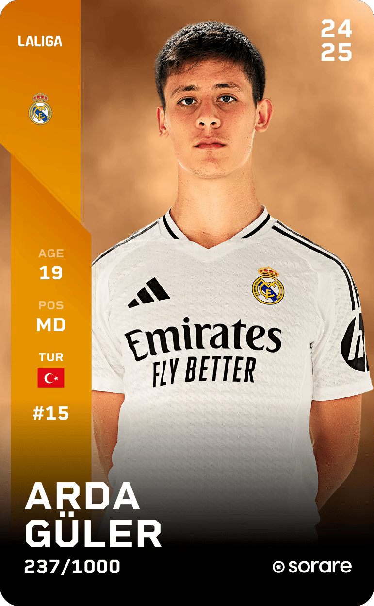 Arda Güler 2024-25 • Limited 237/1000