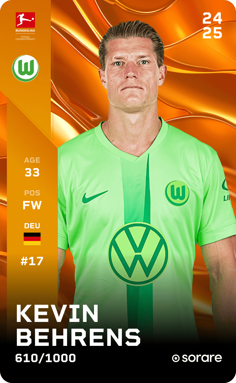 Kevin Behrens 2024-25 • Limited 610/1000