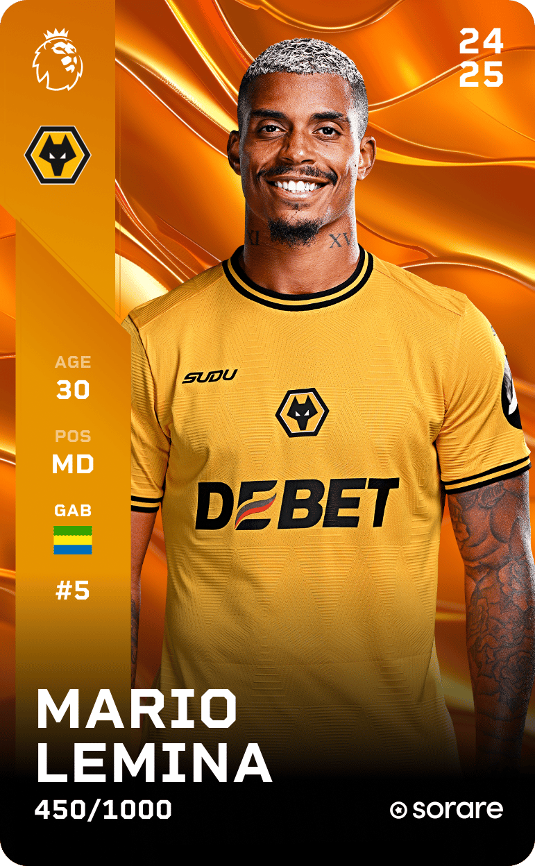 Mario Lemina 2024-25 • Limited 450/1000