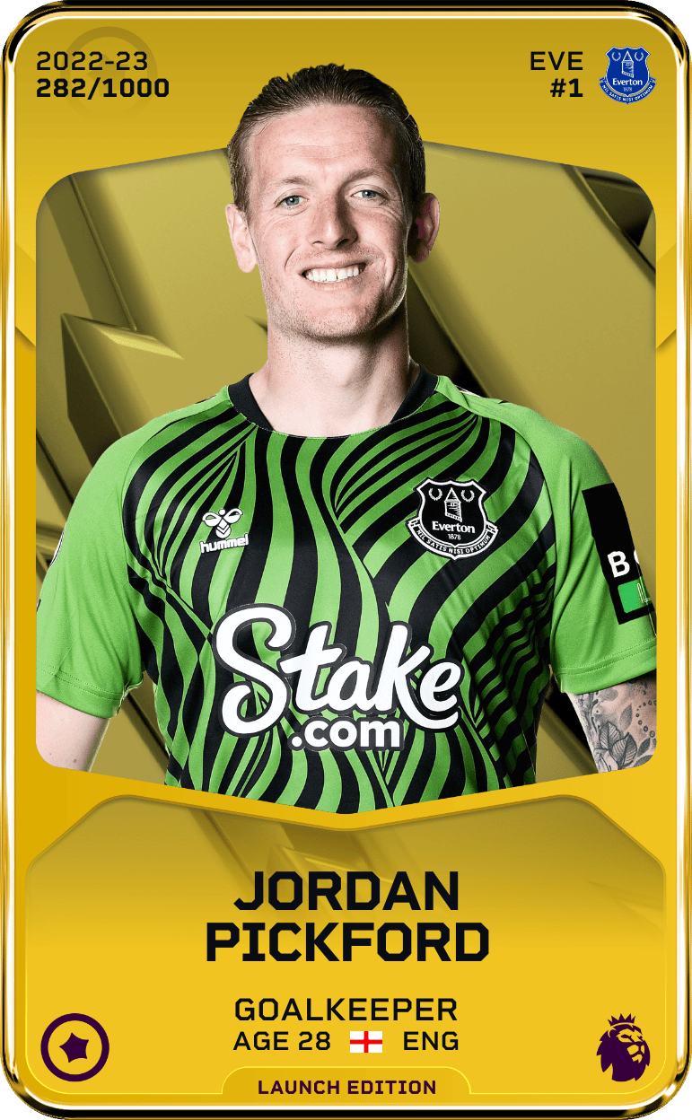 Jordan Pickford 2022-23 • Limited 282/1000