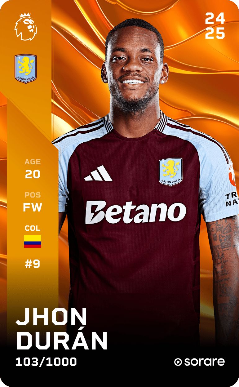 Jhon Durán 2024-25 • Limited 103/1000