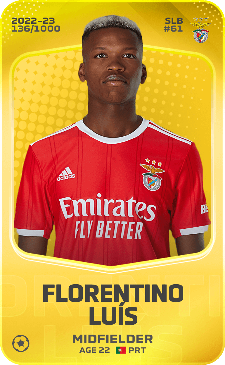 Florentino Luís 2022-23 • Limited 136/1000