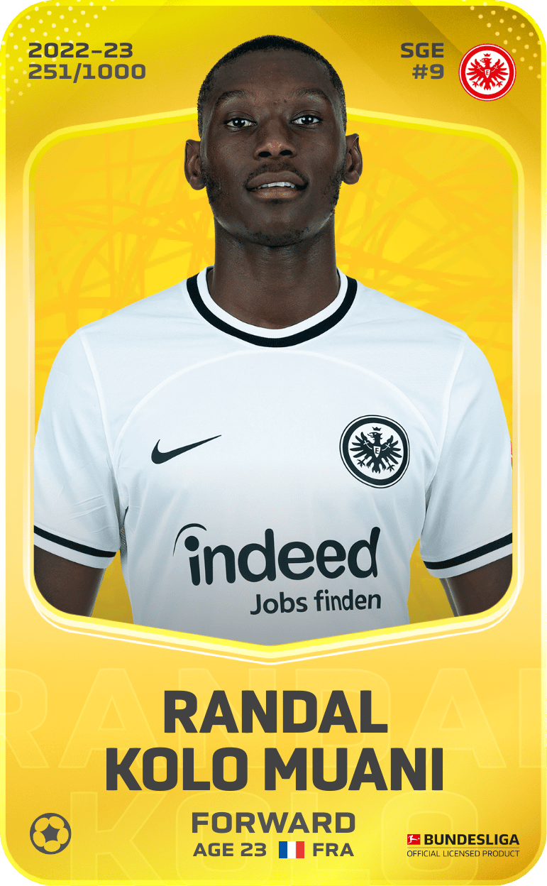 Randal Kolo Muani 2022-23 • Limited 251/1000