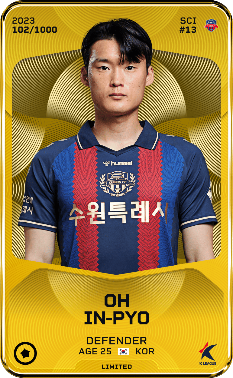 Oh In-Pyo 2023-24 • Limited 102/1000