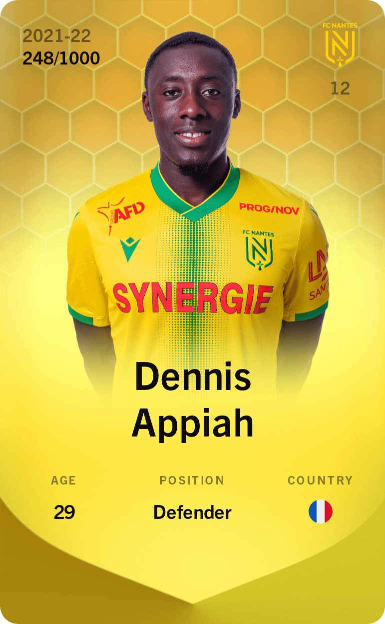 Dennis Appiah 2021-22 • Limited 248/1000