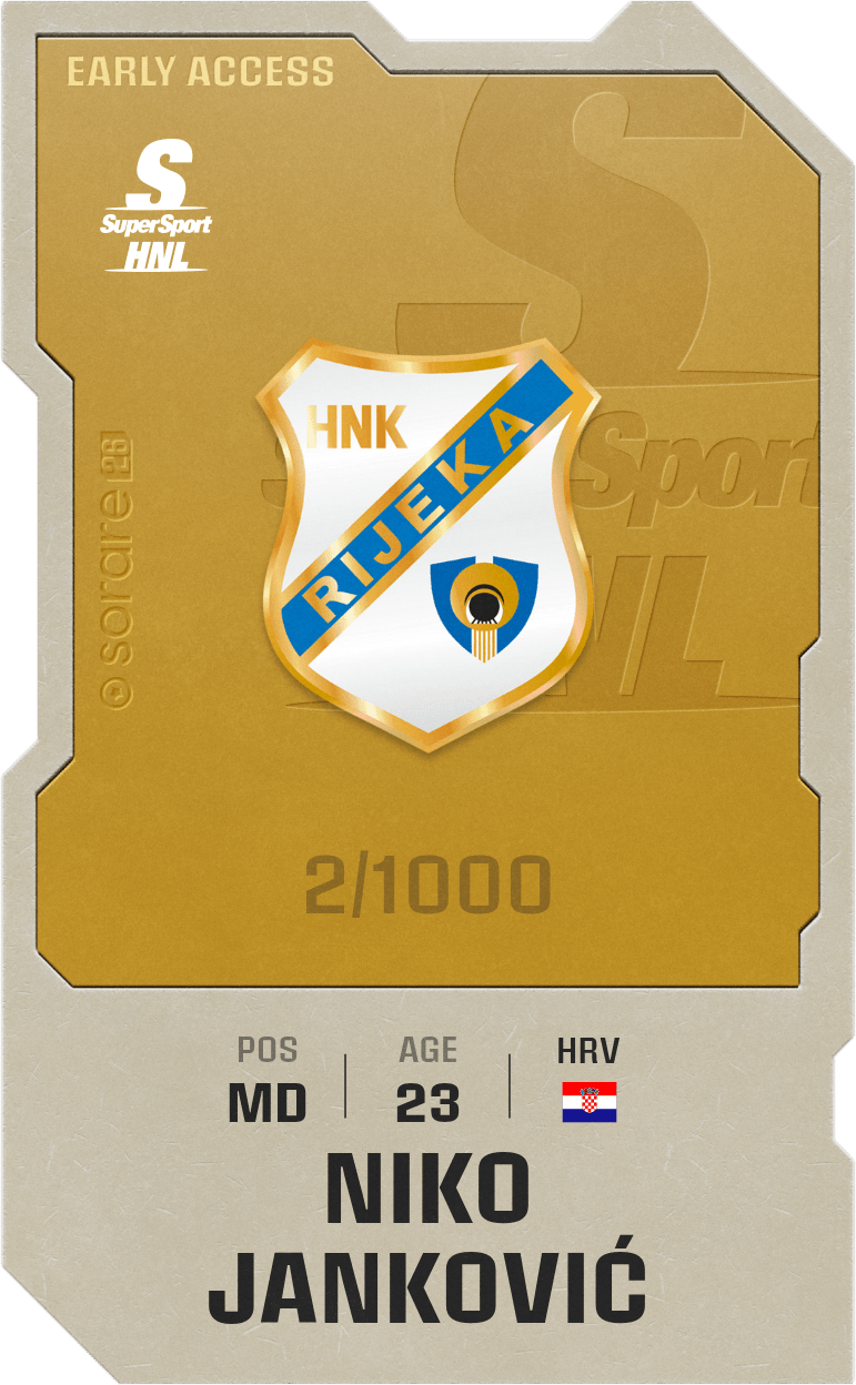 Niko Janković 2025-26 • Limited 2/1000