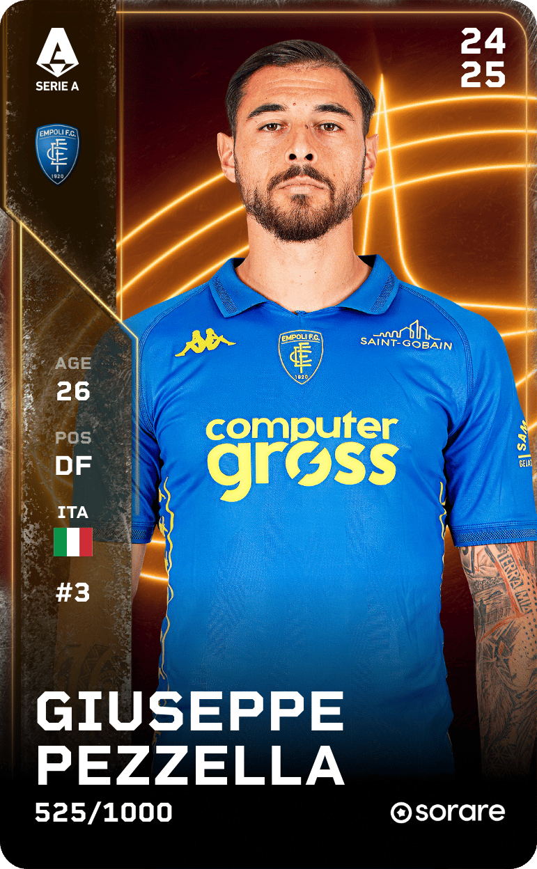 Giuseppe Pezzella 2024-25 • Limited 525/1000