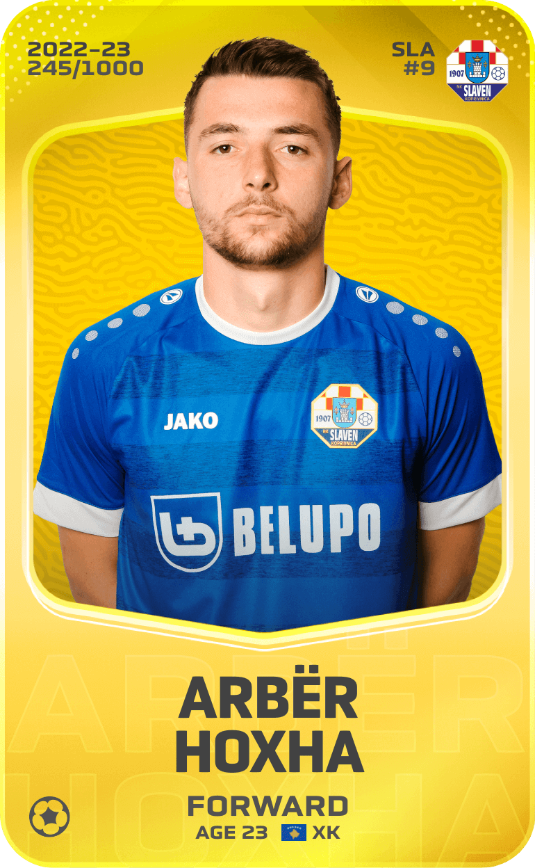 Arbër Hoxha 2022-23 • Limited 245/1000