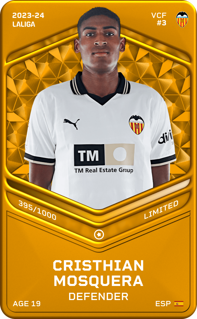 Cristhian Mosquera 2023-24 • Limited 395/1000