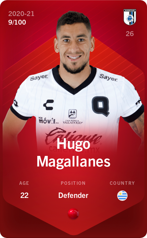 Sorare - Sorare Official - Hugo Magallanes 2020-21 • Rare 9/100 - NFT # 74343043843472381119221915636412209311688437602839131756199596176204048929979
