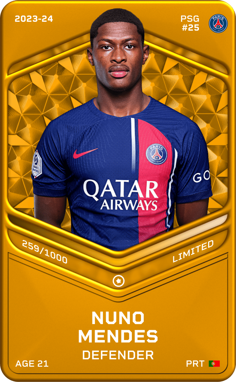 Nuno Mendes 2023-24 • Limited 259/1000