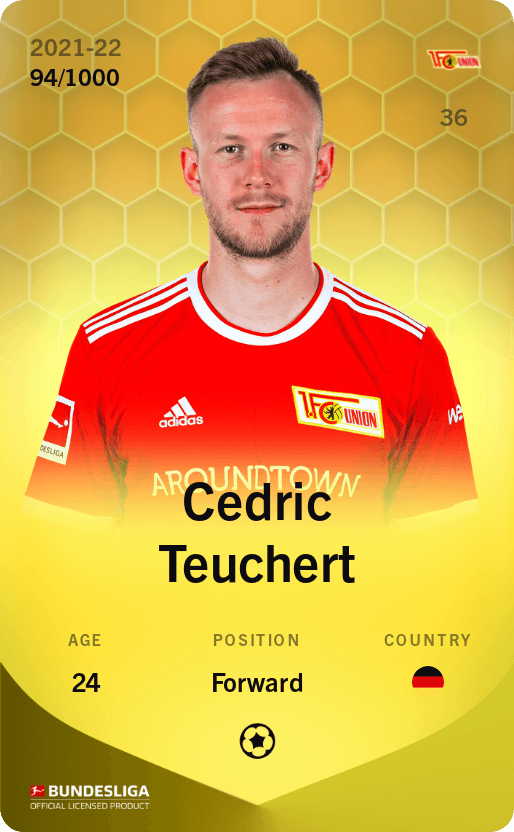 Cedric Teuchert 2021-22 • Limited 94/1000