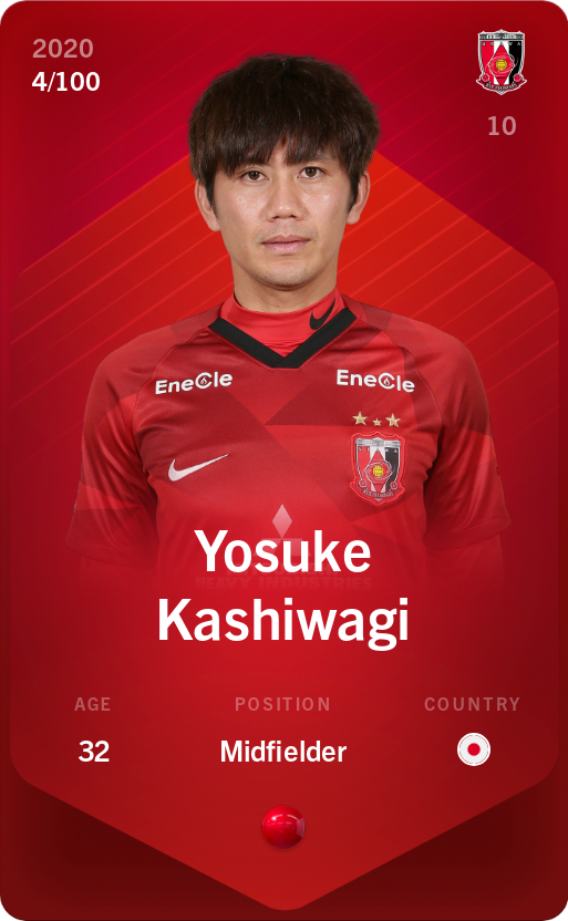 Sorare - Sorare Official - Yosuke Kashiwagi 2020-21 • Rare 4/100 - NFT # 104023893825050971998957062949348793962435014309706444651915866040441294494635