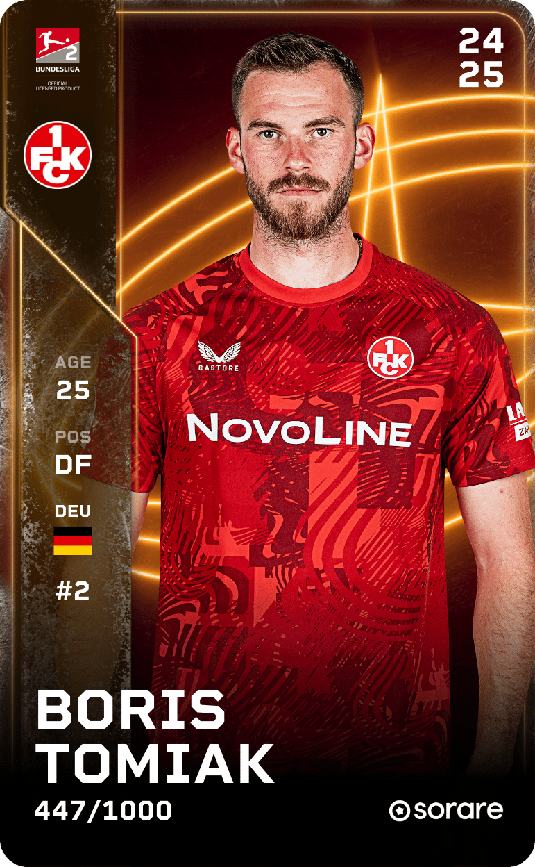 Boris Tomiak 2024-25 • Limited 447/1000