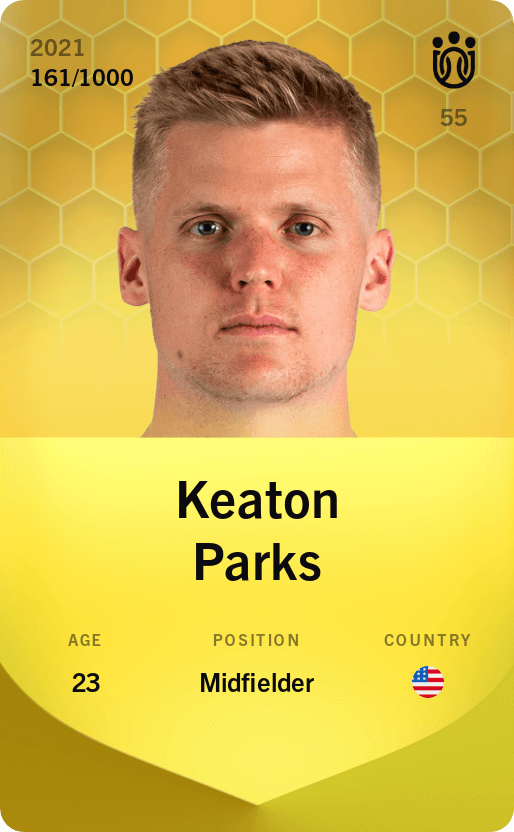 Keaton Parks 2021-22 • Limited 161/1000