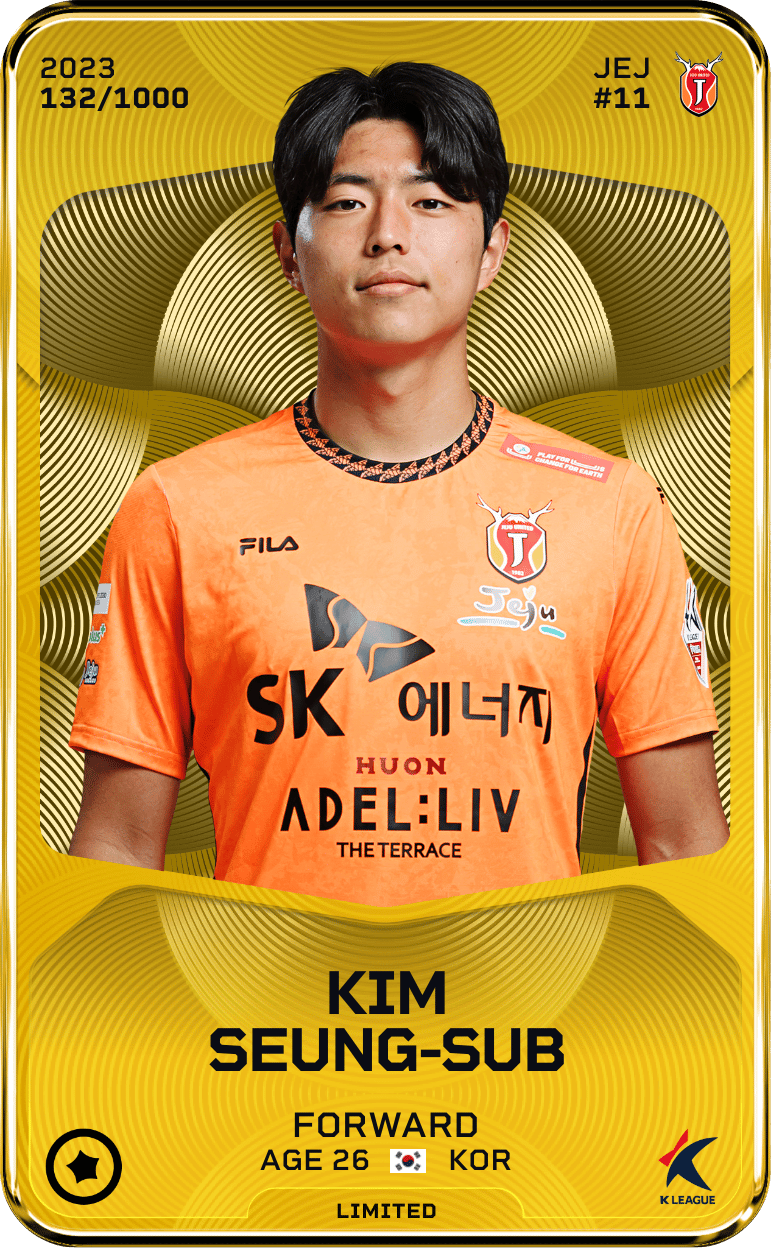 Kim Seung-Sub 2023-24 • Limited 132/1000