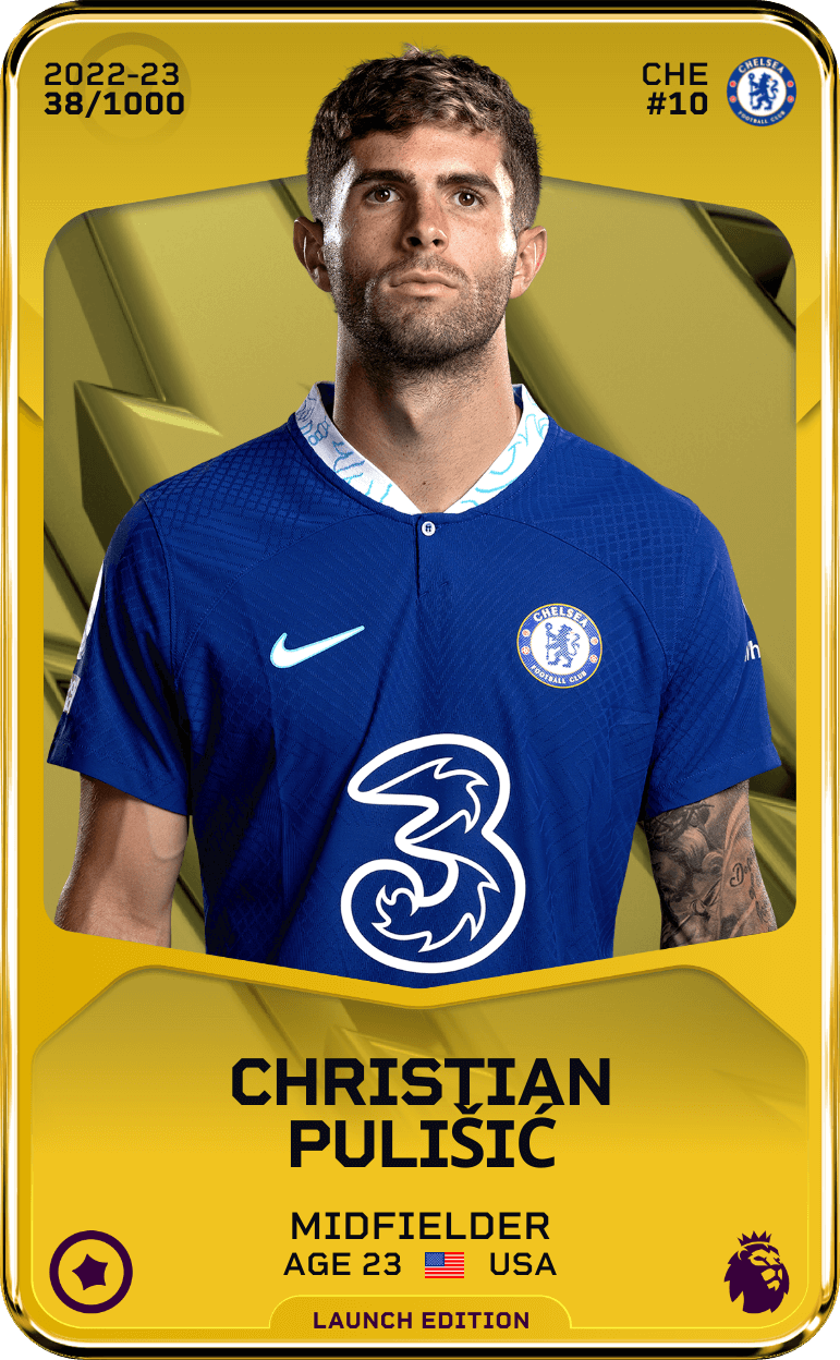 Christian Pulišić 2022-23 • Limited 38/1000