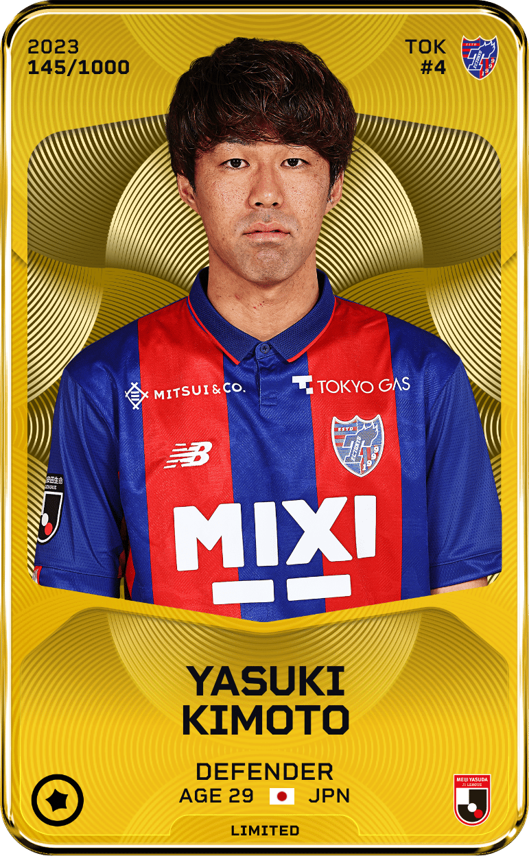 Yasuki Kimoto 2023-24 • Limited 145/1000