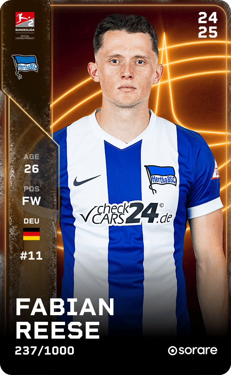 Fabian Reese 2024-25 • Limited 237/1000