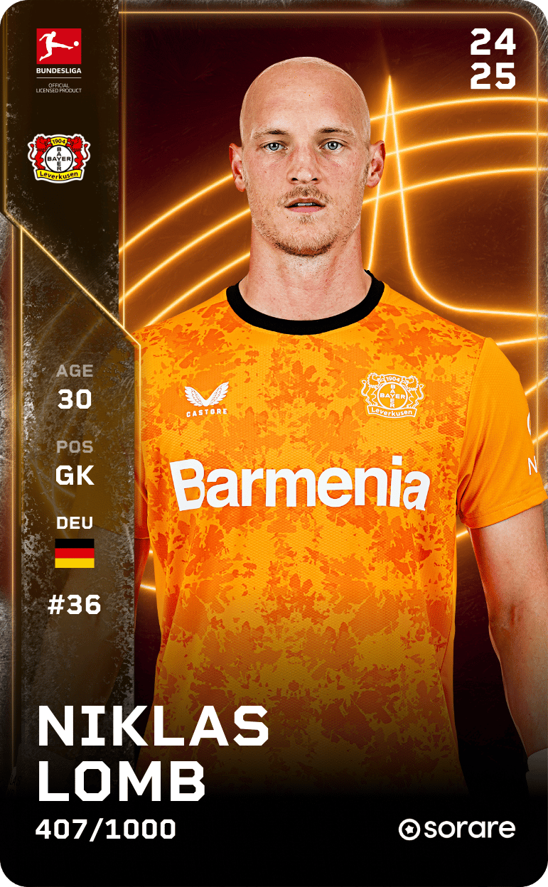 Niklas Lomb 2024-25 • Limited 407/1000