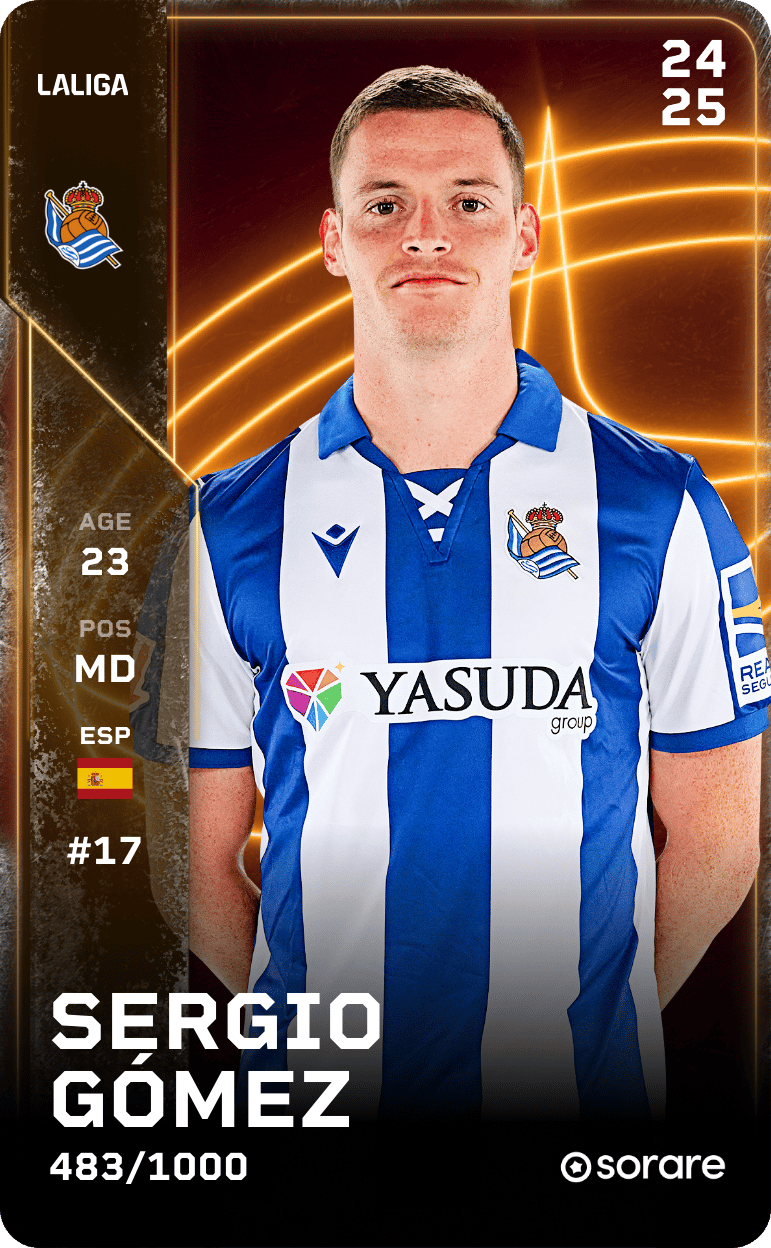 Sergio Gómez 2024-25 • Limited 483/1000