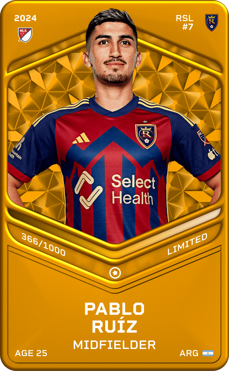 Pablo Ruíz  2024-25 • Limited 366/1000