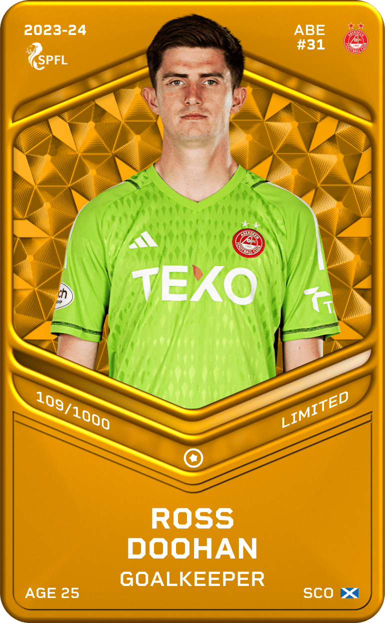 Ross Doohan 2023-24 • Limited 109/1000