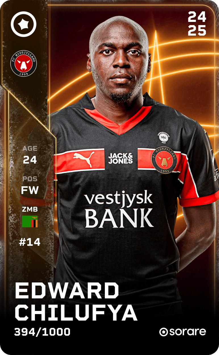 Edward Chilufya 2024-25 • Limited 394/1000
