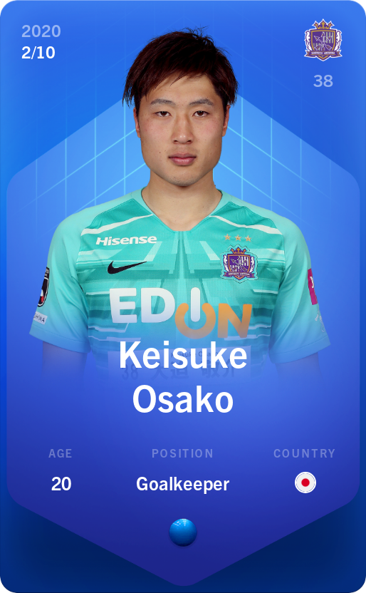 Sorare - Sorare Official - Keisuke Osako 2020-21 • Super Rare 2/10 - NFT # 4698145351066005294889318645802357912112362782532852543801262550191769333680