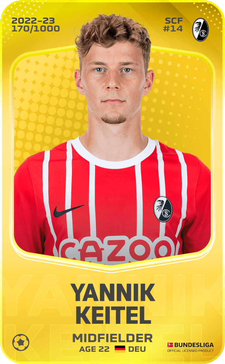 Yannik Keitel 2022-23 • Limited 170/1000