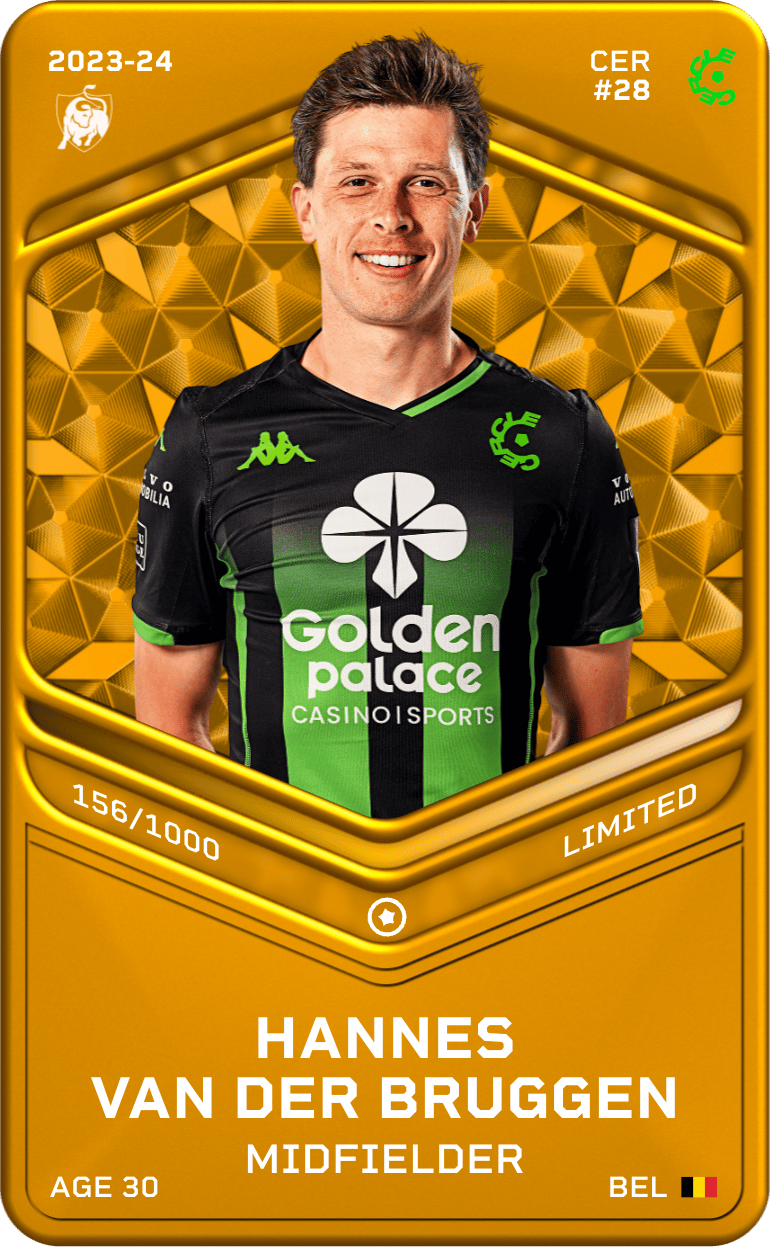 Hannes Van der Bruggen 2023-24 • Limited 156/1000