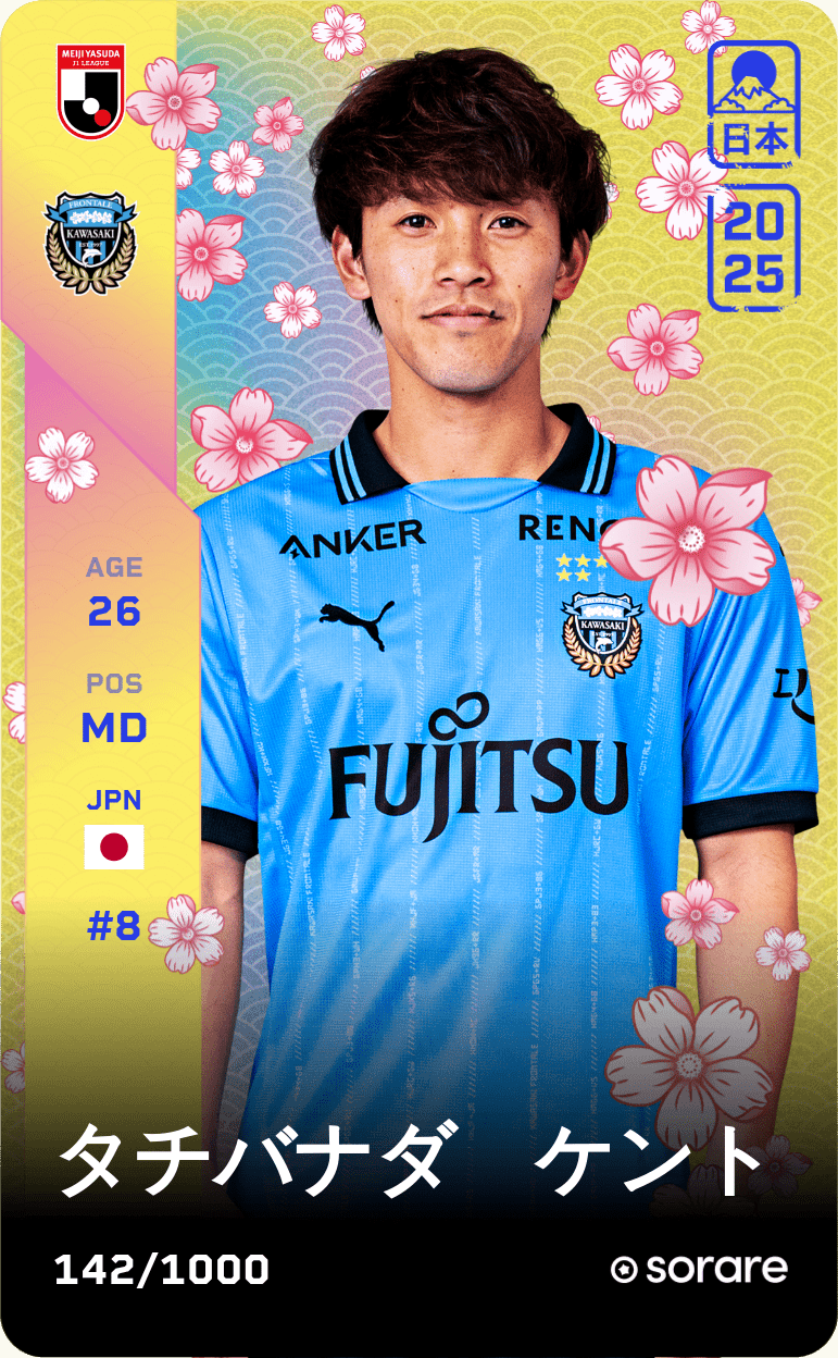 Kento Tachibanada 2025-26 • Limited 142/1000