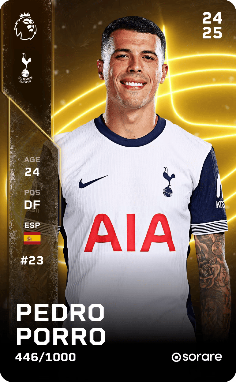 Pedro Porro 2024-25 • Limited 446/1000