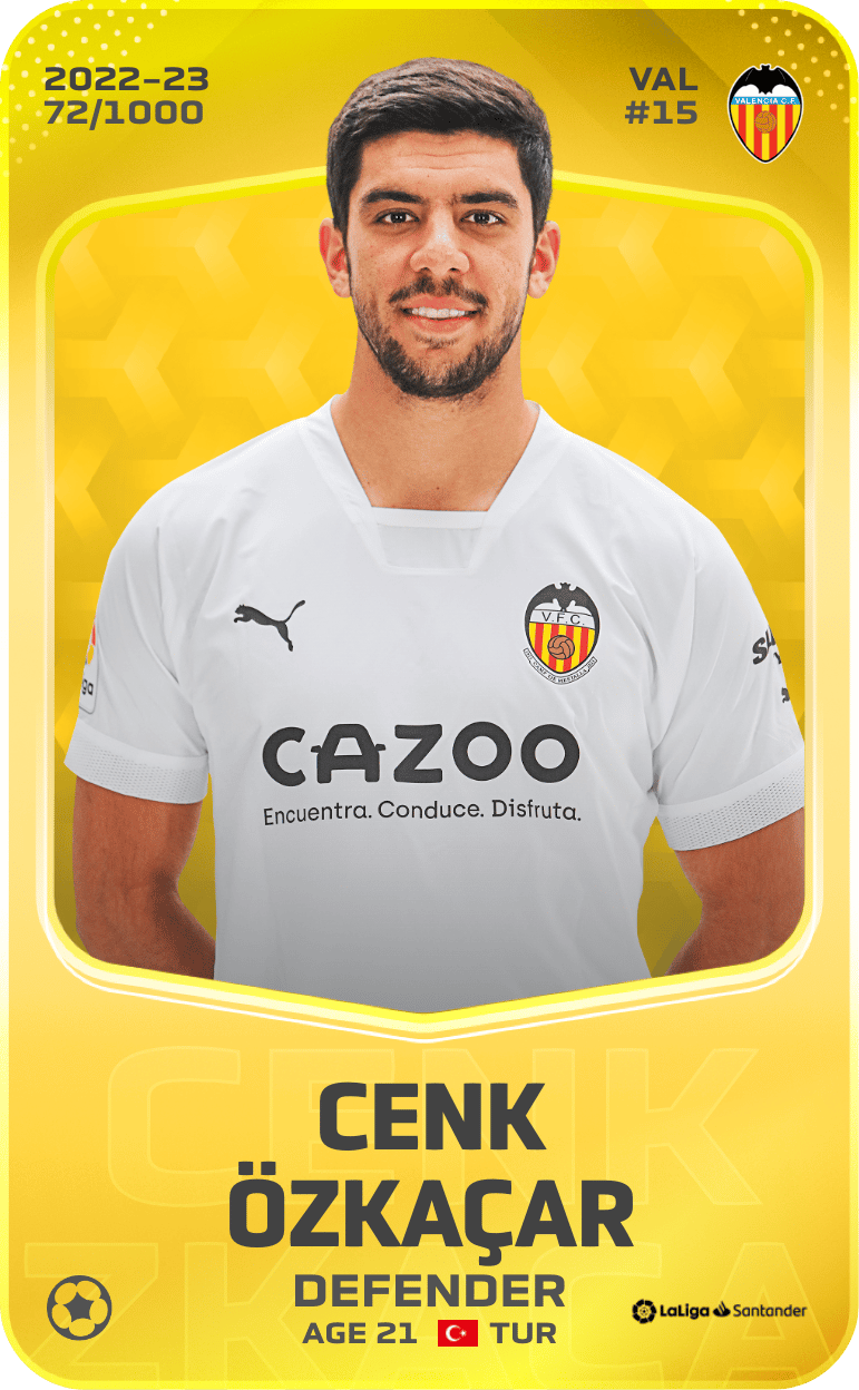 Cenk Özkaçar 2022-23 • Limited 72/1000