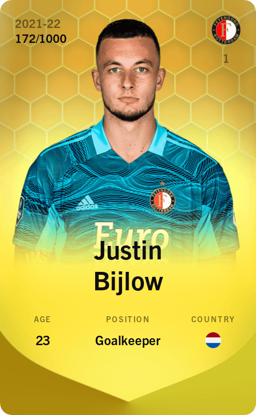 Justin Bijlow 2021-22 • Limited 172/1000