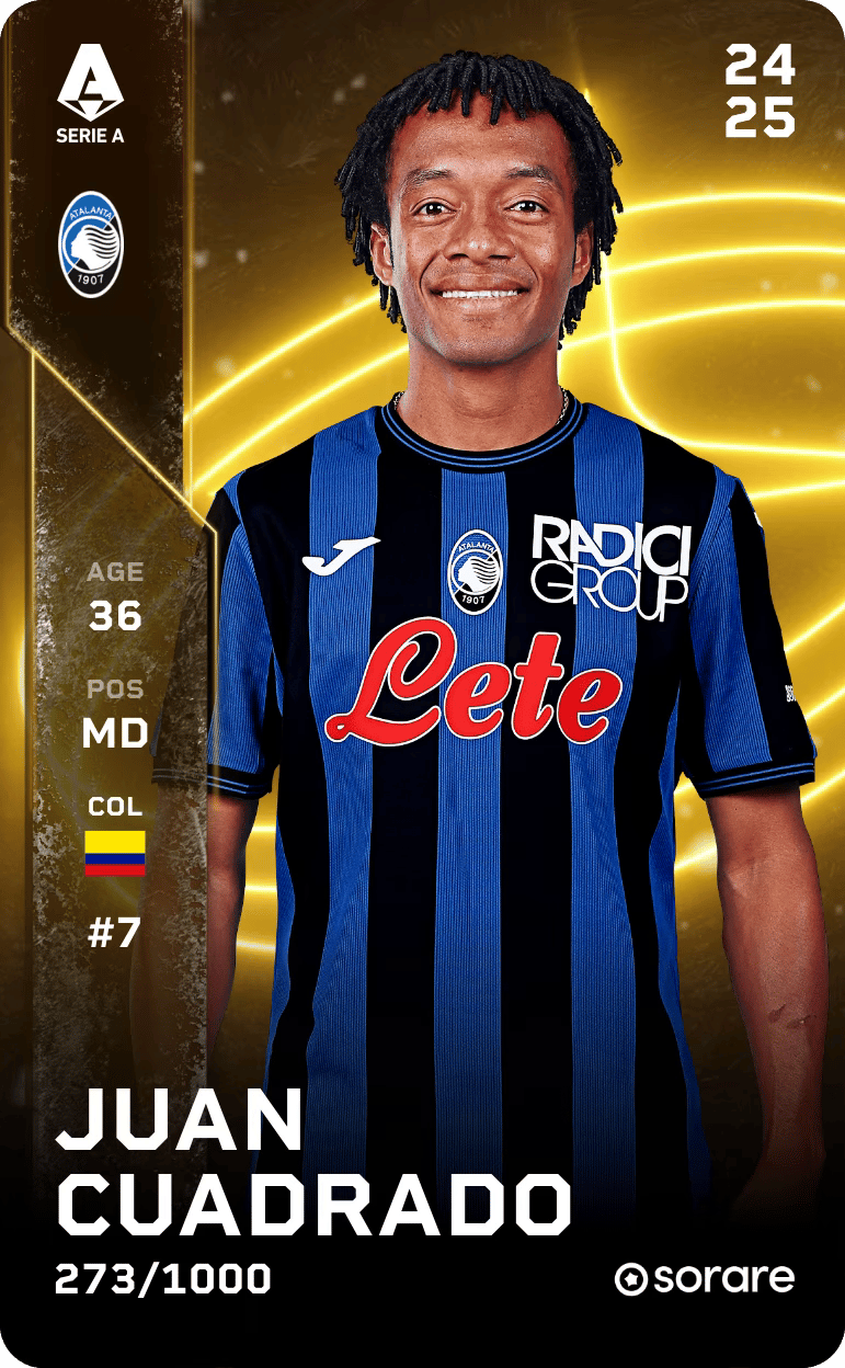Juan Cuadrado 2024-25 • Limited 273/1000