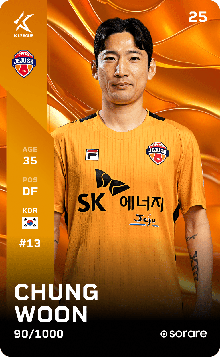 Jeong Woon 2025-26 • Limited 90/1000