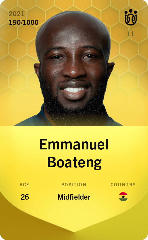 Emmanuel Boateng 2021-22 • Limited 190/1000