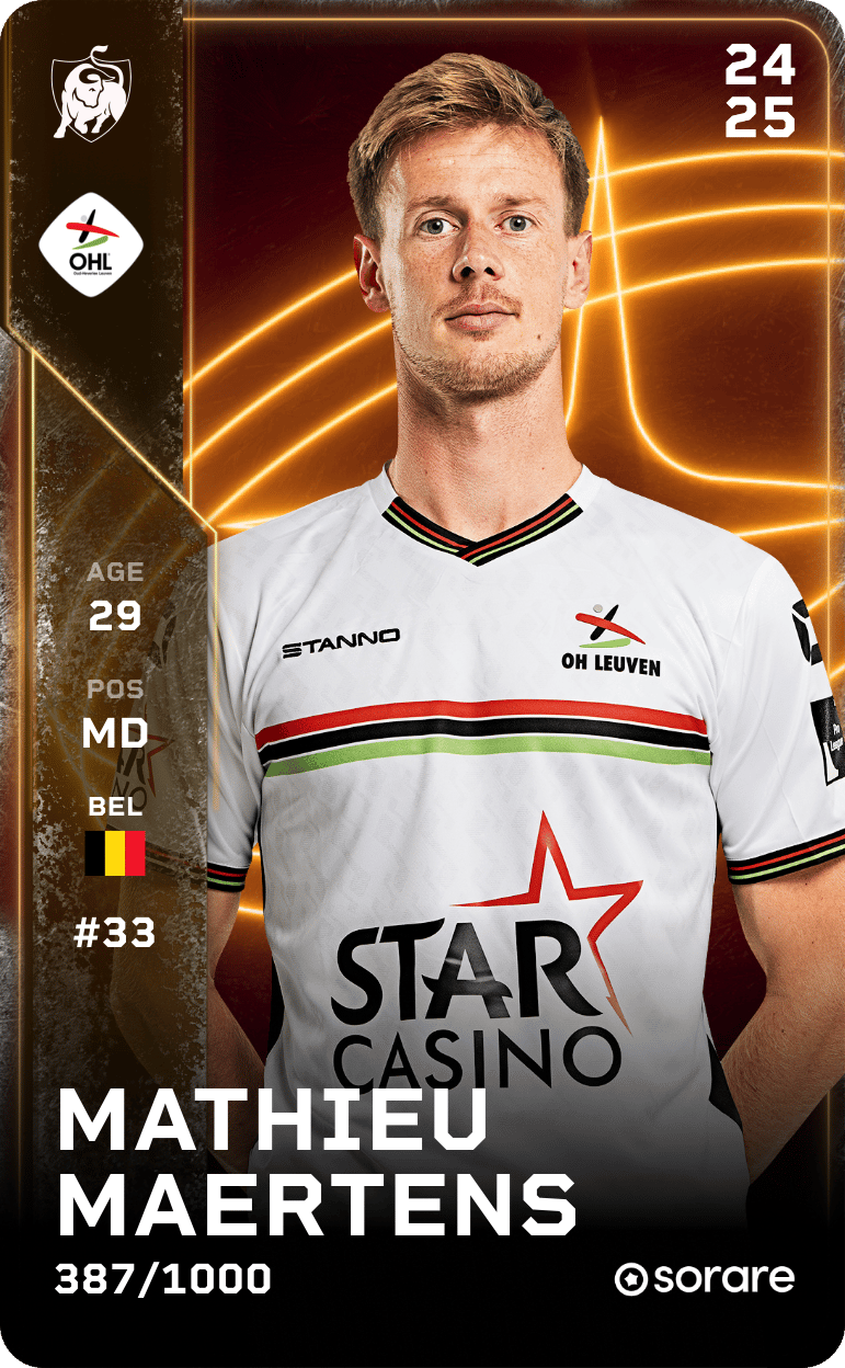 Mathieu Maertens 2024-25 • Limited 387/1000