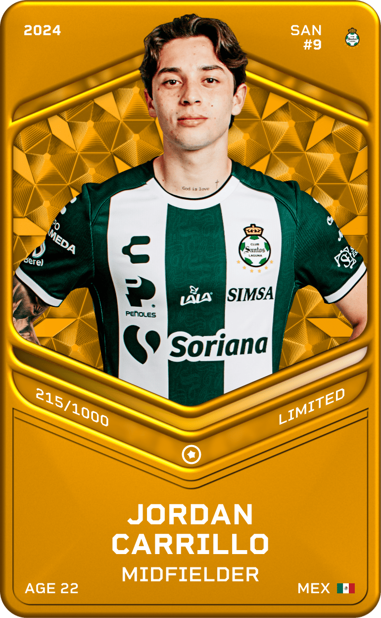 Jordan Carrillo 2024-25 • Limited 215/1000