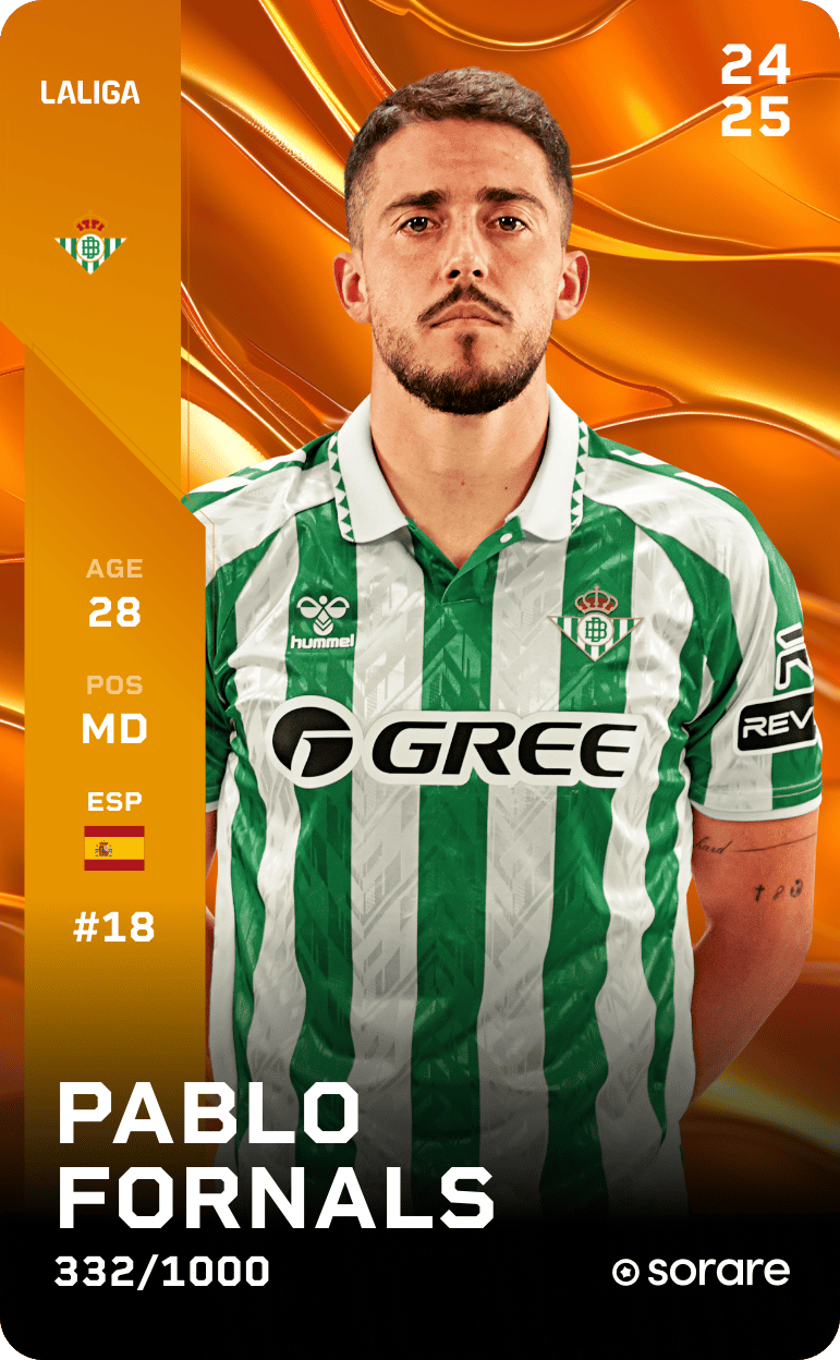 Pablo Fornals 2024-25 • Limited 332/1000