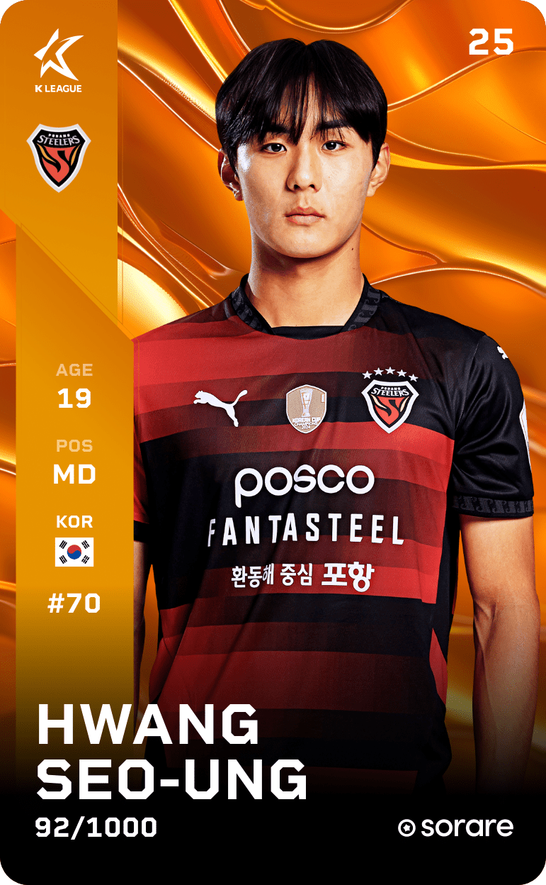 Hwang Seo-Woong 2025-26 • Limited 92/1000