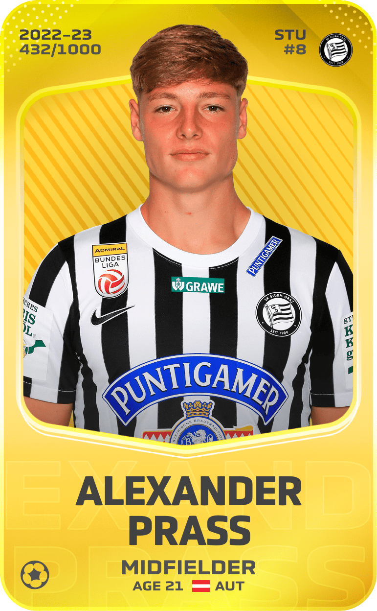 Alexander Prass 2022-23 • Limited 432/1000