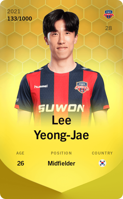 Lee Yeong-Jae 2021-22 • Limited 133/1000