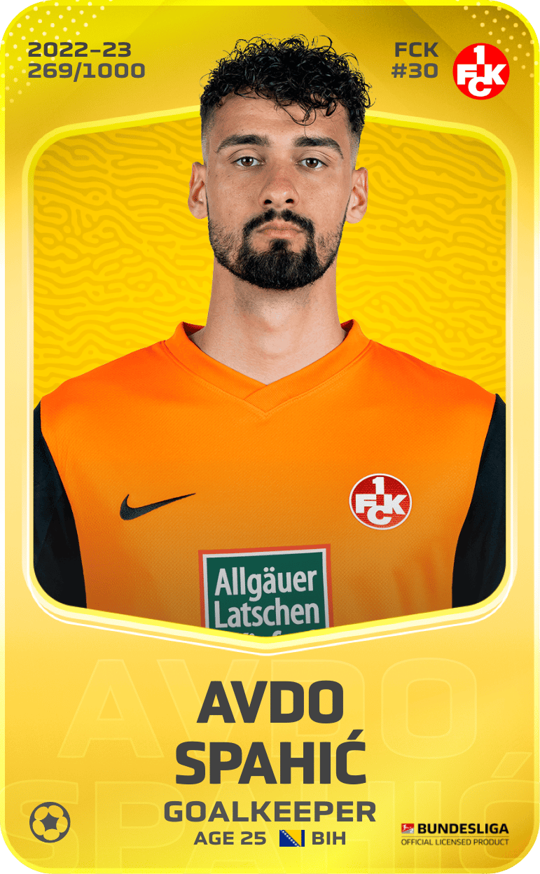 Avdo Spahić 2022-23 • Limited 269/1000