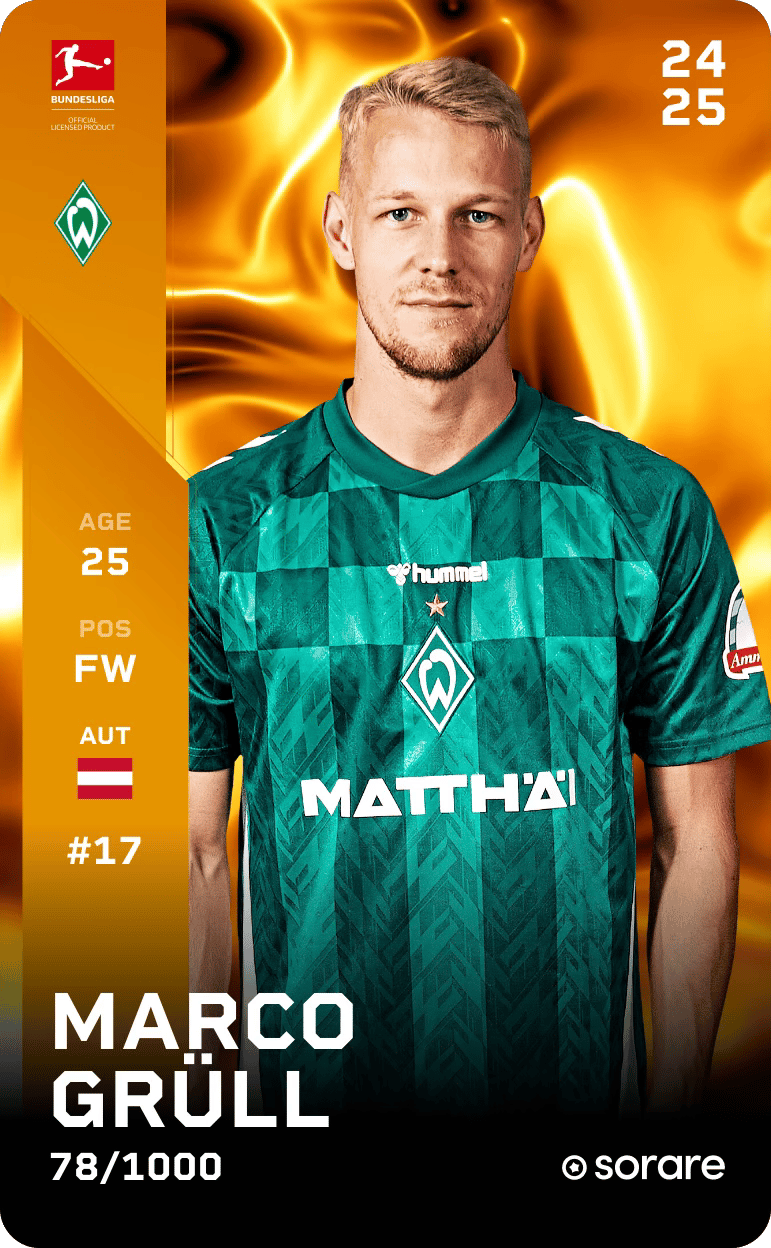 Marco Grüll 2024-25 • Limited 78/1000