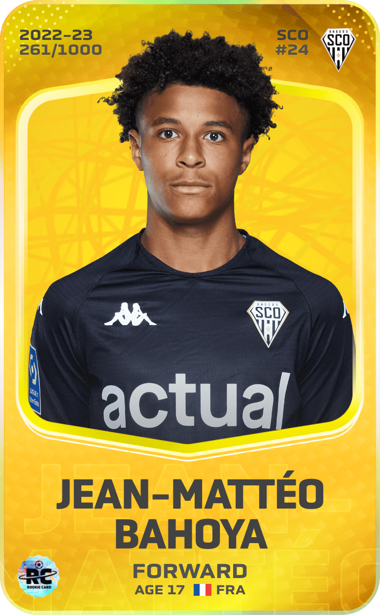 Jean-Mattéo Bahoya 2022-23 • Limited 261/1000
