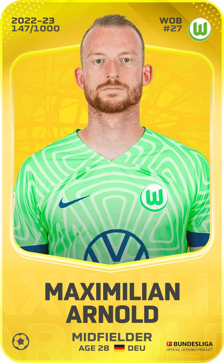 Maximilian Arnold 2022-23 • Limited 147/1000